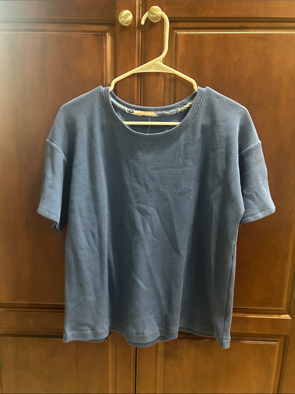 Tommy Bahama Short-Sleeve Crewneck Shirt In Slate Blue